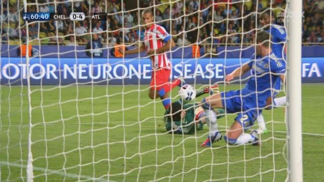 Chelsea (vainqueur Ligue des Champions) - Atlético Madrid (vainqueur Europa League). La curée pour les Anglais: Miranda inscrit le 0-4 (60e)