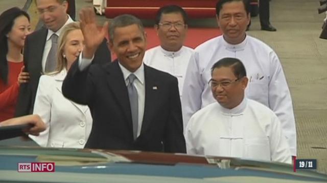 Le président américain Barack Obama a effectué une visite historique en Birmanie