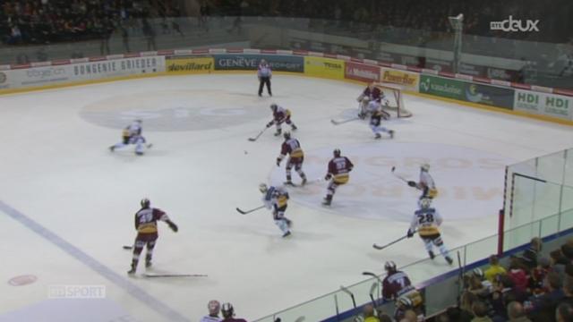Hockey / Championnat de Suisse de LNA (21e j.): Genève-Servette - Berne (5-2) + itw. Goran Bezina (défenseur Genève-Servette)