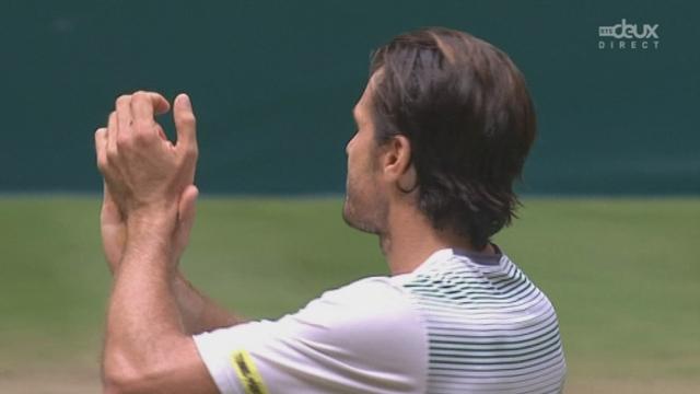 Finale de Halle / Federer-Haas: Federer s'incline (6-7 4-6) face à l'Allemand Tommy Haas.