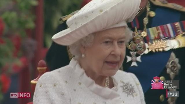 La reine Elizabeth II fait preuve d'un parfait flegme britannique face aux festivités de son Jubilé de diamant