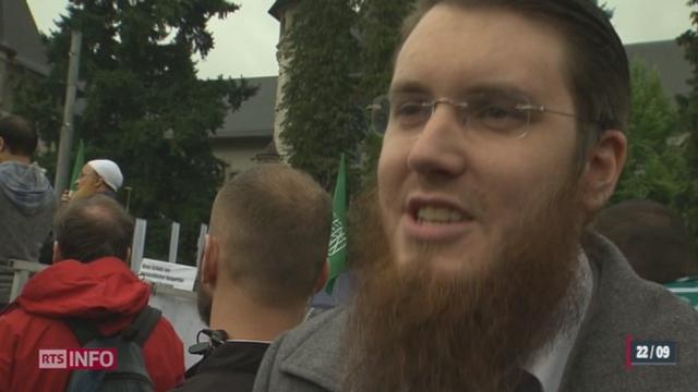 Des musulmans de Suisse se sont rassemblés à Berne pour revendiquer plus de respect envers leur religion