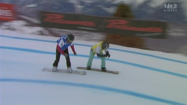 Snowboard / Veysonnaz : Mélie Francon chute et est éliminée dès les series