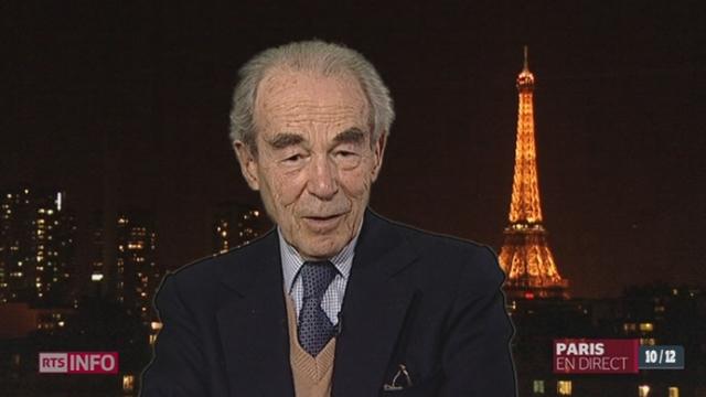 Abolition de la peine de mort: entretien avec Robert Badinter, ancien Garde des Sceaux, à Paris