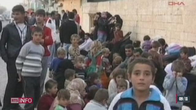 Près de 11'000 Syriens ont afflué la nuit dernière dans les camps situés à la frontière du pays