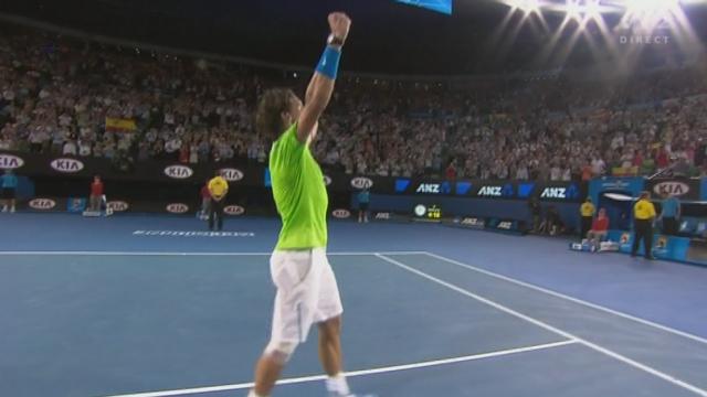 Tennis / Open d'Australie (quarts de finale): Tomas Berdych (TCH/7) - Rafael Nadal (ESP/2). 4e manche. L'Espagnol l'emporte en 4 manches 7-6 6-7 4-6 3-6)