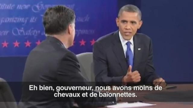 Troisième et dernier débat entre B. Obama et M. Romney