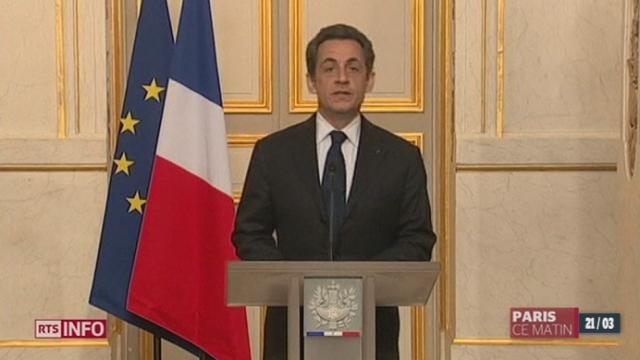 France: le président Nicolas Sarkozy a effectué de nombreux déplacements en raison des dernières tueries
