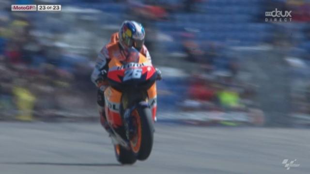 MotoGP. Arrivée:  Pedrosa,  42e victoire de sa carrière. L'Italien Andrea Dovizioso (Yamaha) a pris la 3e place derrière le leader du championant du monde, Jorge Lorenzo (ESP)