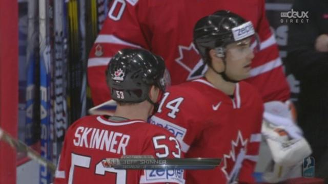 1er quart de finale. Canada - Slovaquie. Skinner ramène totalement le Canada dans le match (2-2/27e)