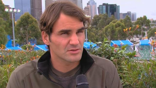 Tennis / Open d'Australie: entretien avec Roger Federer