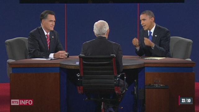 Campagne présidentielle américaine: ce lundi, Barack Obama affrontait Mitt Romney dans un troisième débat