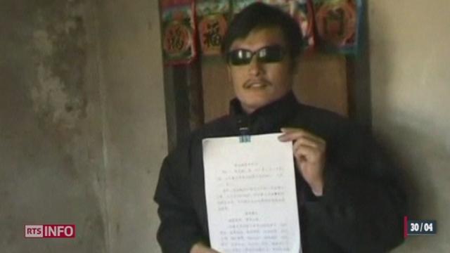 Chine: le célèbre dissident chinois Chen Guangcheng a échappé à la surveillance gouvernementale et s'est réfugié à l'ambassade américaine de Pékin