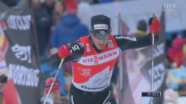 Ski de fond / Tour de ski: 9e et dernière étape. Dario Cologna (SUI) sans rival. Marcus Hellner (SUE) devance Petter Northug (NOR) pour la 2e place!