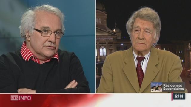 Débat sur l'initiative sur les résidences secondaires avec Franz Weber et le sociologue Bernard Crettaz + Retour sur une victoire phare de l'écologiste, la sauvegarde du Lavaux (VD)