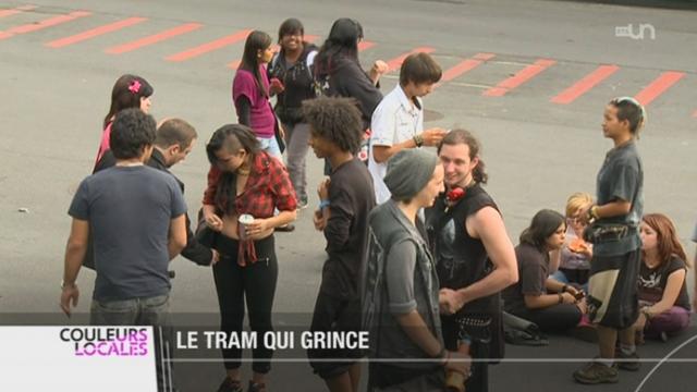 VD: les travaux du tram dans un quartier animé soulèvent des protestations