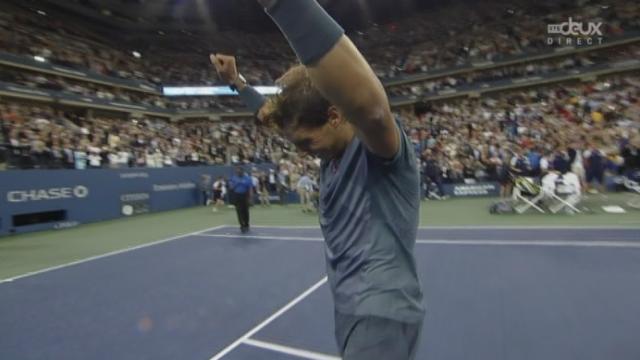Finale. Novak Djokovic (SRB/1) - Rafael Nadal (ESP/2). 2-6 6-3 4-6 1-5. L'Espagnol sert pour le titre!