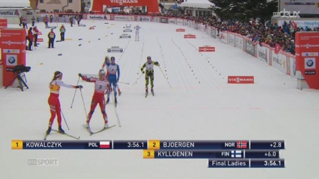 Ski de fond / Sprint de Davos: la Polonaise Justyna Kowalczyk conserve la première place au classement général de la Coupe du monde