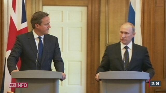 Sommet du G8: Vladimir Poutine soutient les troupes de Bachar el-Assad
