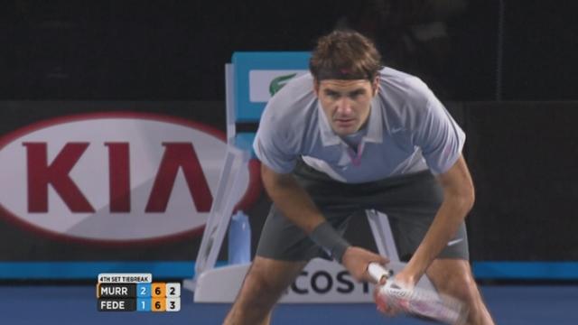 ½-finale Murray - Federer. 4e manche: elle se joue au tie-break