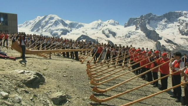 Le plus grand concert de cor des Alpes au monde