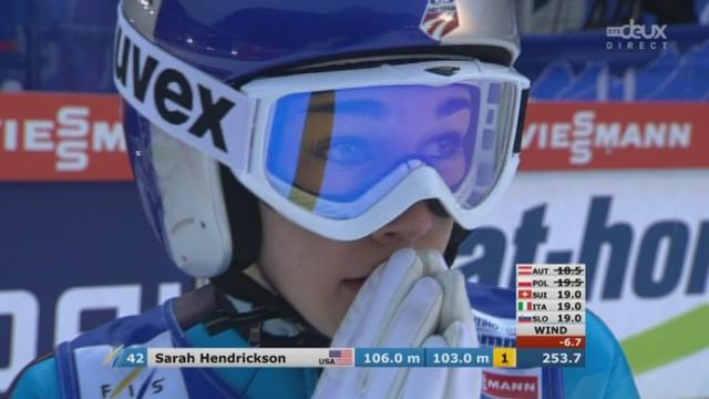 Saut à Ski dames: formidable Sarah Hendrickson championne du monde pour quelques points