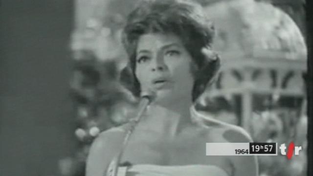 Lys Assia a remporté le concours Eurovision de la chanson en 1956. [RTS]