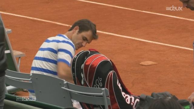 Tennis - Roland-Garros: itw de Roger Federer