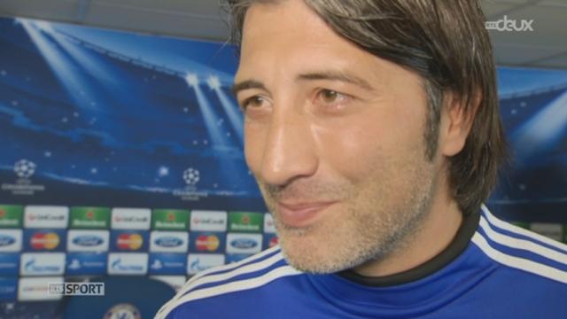 1re journée. Gr. E. Chelsea - Bâle. Murat Yakin, l'entraîneur du FC Bâle, s'explique 24 heures avant le choc