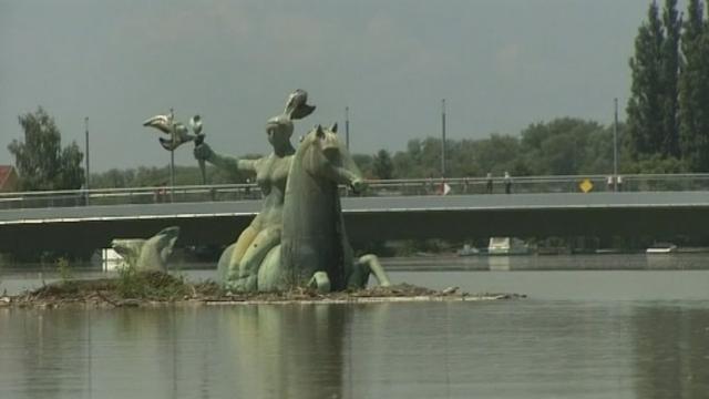 Le Danube inonde littéralement la Hongrie