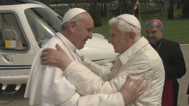La rencontre des deux papes