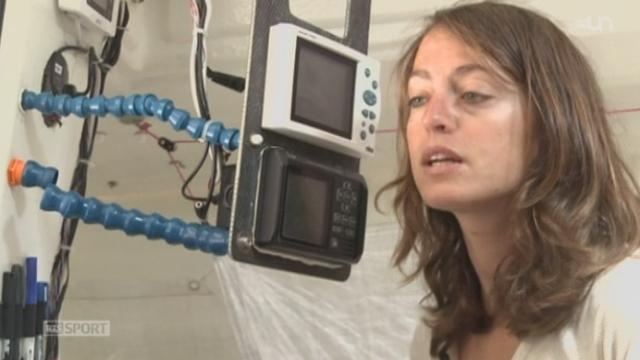 Voile: Justine Méttraux, jeune navigatrice romande s'entraîne en vue de sa prochaine traversée en solitaire