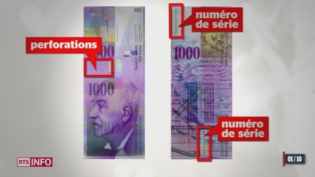 Des billets de banque suisses volés en cours de fabrication sont en circulation