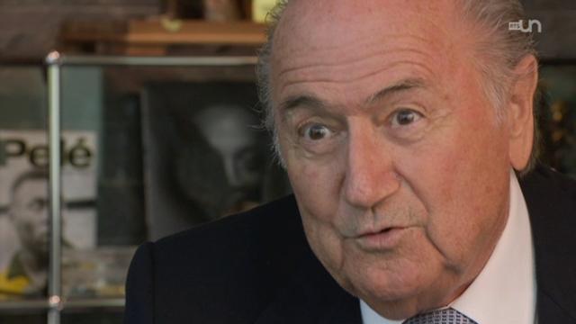 Portrait de Sepp Blatter, à la tête de la FIFA depuis 15 ans