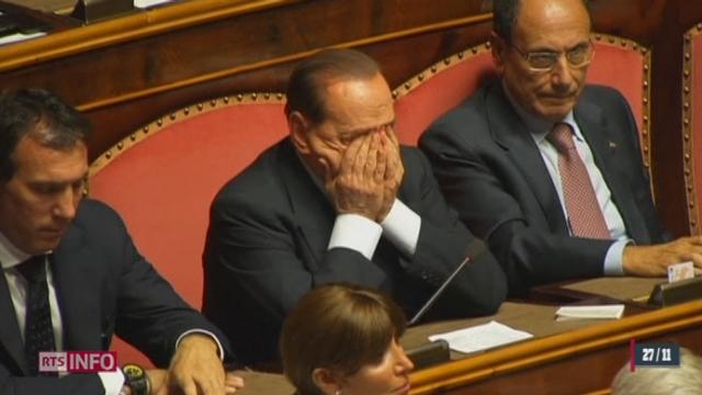 Le parlement italien devrait voter l'exclusion de Silvio Berlusconi au Sénat