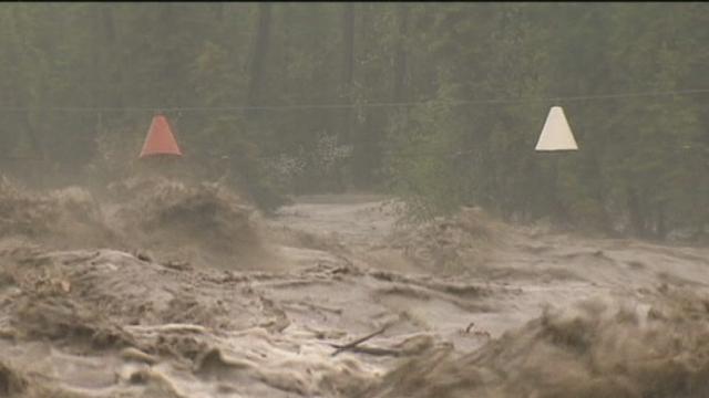 Inondations dans l'Alberta au Canada