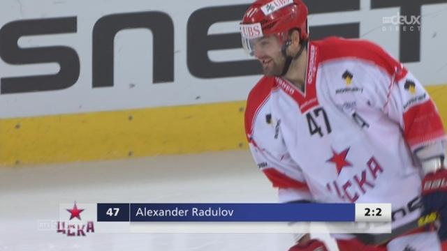 HC Davos - CSKA Moscou (2:2): Radulov se faufile entre la défense davosienne et égalise