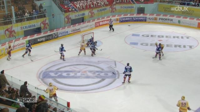 Hockey - LNA (22e j.): Rapperswil bat de justesse Genève-Servette (5-4 ap)