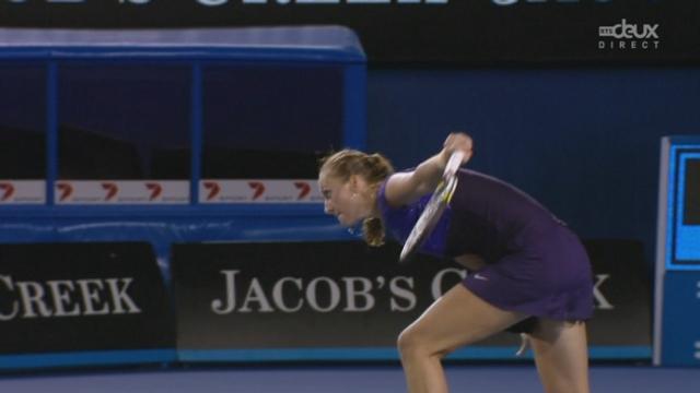 2e tour Robson-Kvitova (2-6, 6-3): Kvitova s’écroule et laisse la deuxième manche à son adversaire