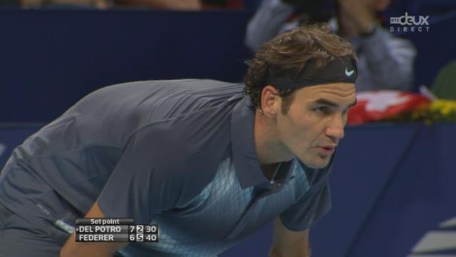 Finale, Federer - Del Potro (6-7, 6-2): Federer égalise un set partout