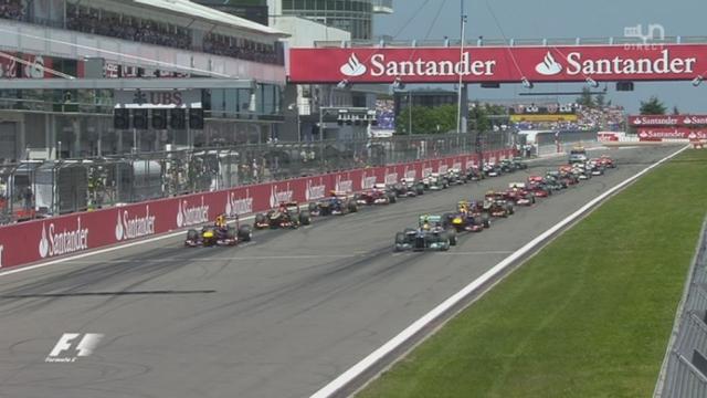 Départ: Vettel passe rapidement en tête