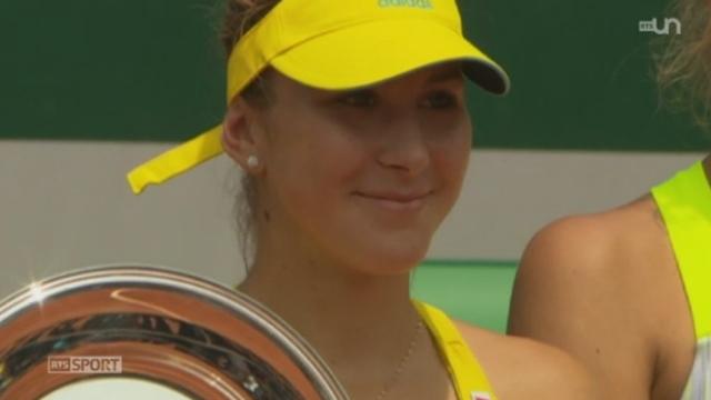 Tennis / Roland-Garros: la Saint-galloise Belinda Bencic remporte le tournoi junior