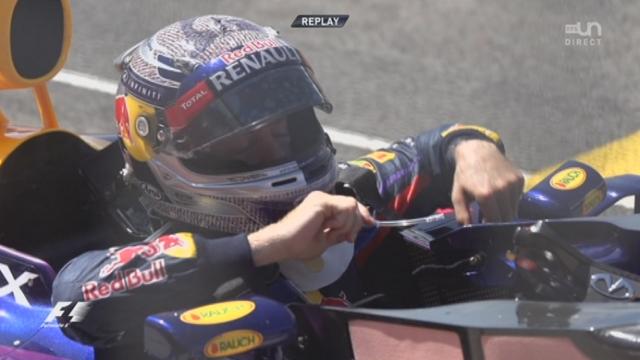 F1 GP de Grande-Bretagne: Vettel laisse la tête de la course à Rosberg suite à un problème technique