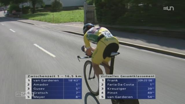 Cyclisme - Tour de Suisse: le Portugais Rui Costa triomphe lors du contre-la-montre final, le Suisse Mathias Frank termine 5ème au général
