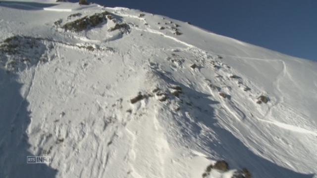 Les images de l'avalanche qui a emporté deux skieurs à St-Moritz