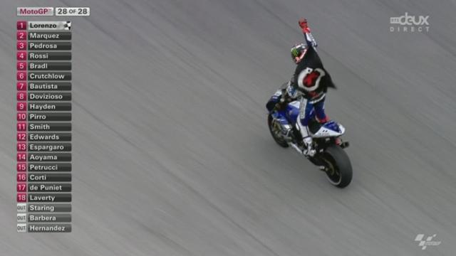 Moto GP: deuxième victoire consécutive pour Lorenzo