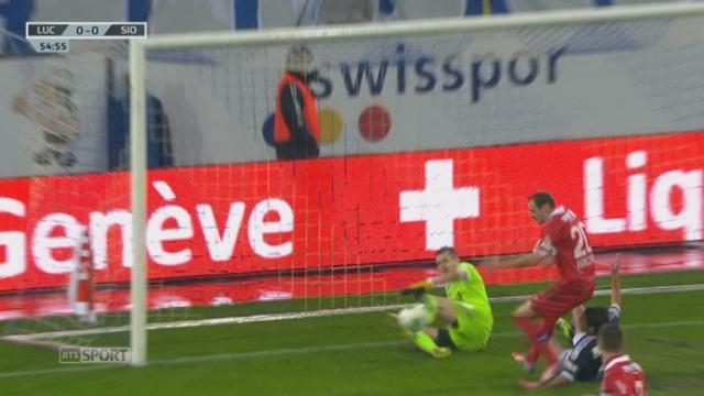 1-8 de finales. Lucerne - Sion (0-0): Hyka manque de justesse l’ouverture des scores à 54 minutes de jeu