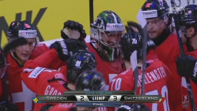 Suède – Suisse (2-3): immédiatement les Suédois réduisent le score