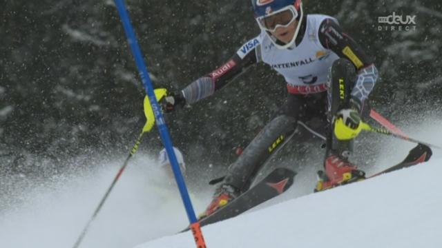 Slalom dames (1re manche): Mikaela Shiffrin (USA), 3e chrono provisoire