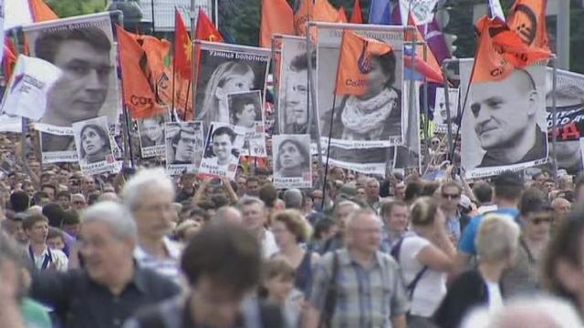 Manifestation de l'opposition à Moscou